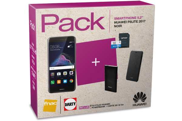 Smartphone Huawei P8 Lite 2017 + accessoires à 199 € sur Darty