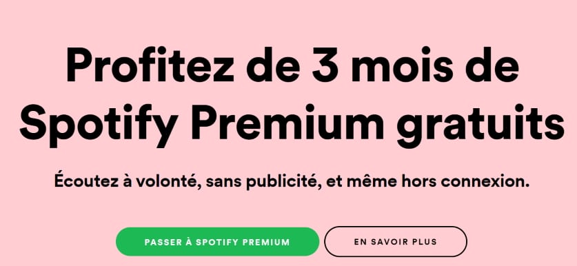 Profitez de Spotify Premium gratuit pendant 3 mois