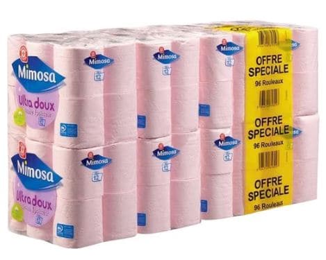 96 rouleaux de papier toilette à moins de 13 € chez Leclerc