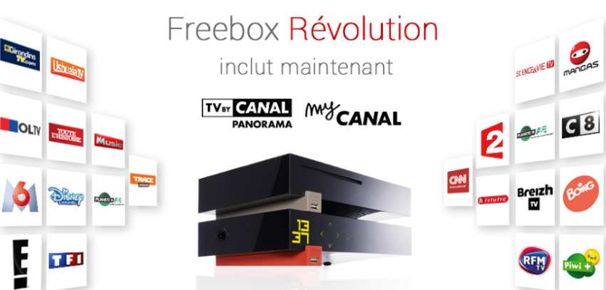 Chaînes Canal Plus gratuites pour les abonnés Freebox Révolution TV by Canal