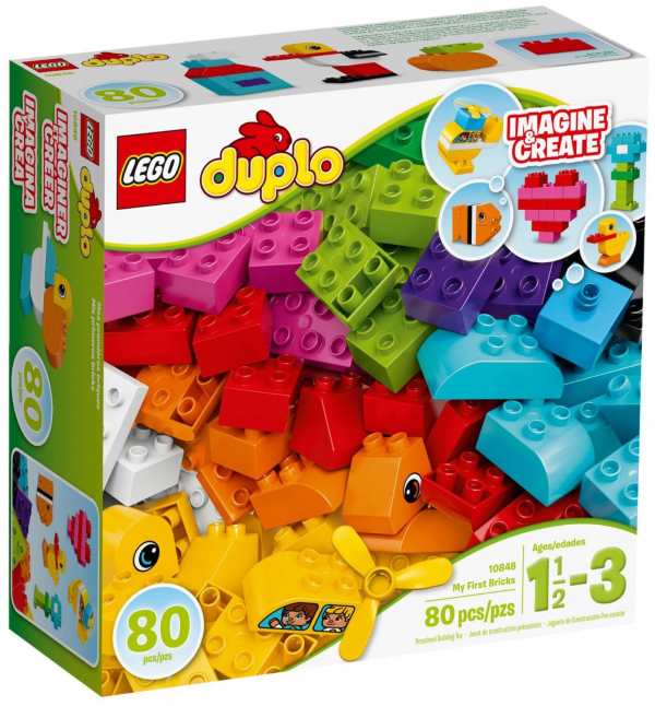 La boîte LEGO Duplo Mes Premières Briques 80 pièces à 9,95 € chez Leclerc