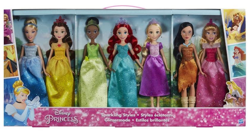 Carrefour : Pack de 7 poupées Disney Princess à 49,90 €