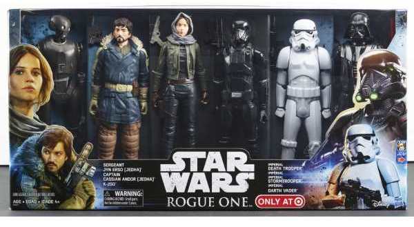 Le coffret de 6 figurines 30 cm Star Wars Rogue One à 24,95 € chez Carrefour