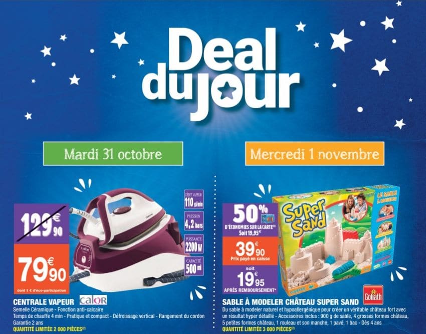 Deal du Jour Carrefour Market 2017