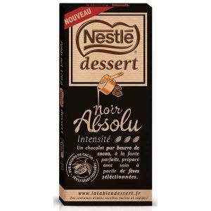 Testez gratuitement le chocolat Dessert Noir Absolu de Nestlé