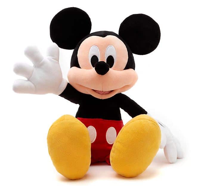 Peluche Mickey Disney moyenne à -40%