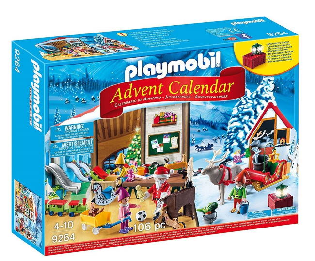 Le calendrier de l'avent Playmobil Fabrique du Père Noël moins cher