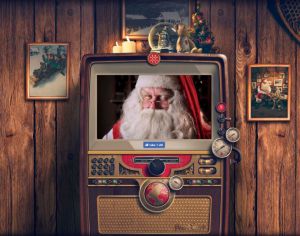 Vidéo du Père Noël Portable 2019 gratuite avec message personnalisé