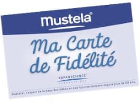 carte fidélité mustela