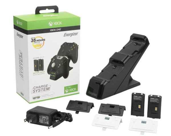 Le chargeur double Energizer de manettes Xbox One avec batteries rechargeables sans fil à 19,90 € sur Amazon