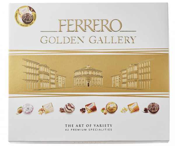 La boîte de Ferrero Golden Gallery (390 g) à 6,95 € chez Carrefour