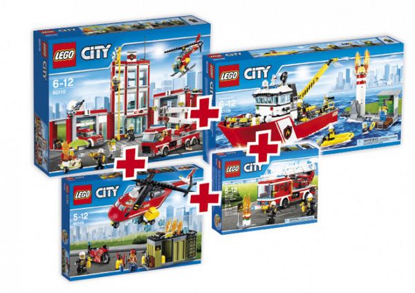 Pack Lego City Pompiers à -52 % chez MaxiToys