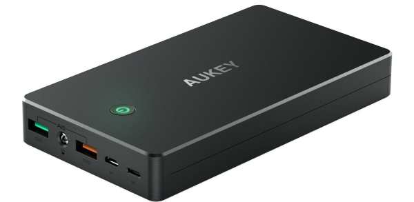Batterie externe Aukey 20 000 mAh + câble micro USB à 14,80 € sur Amazon