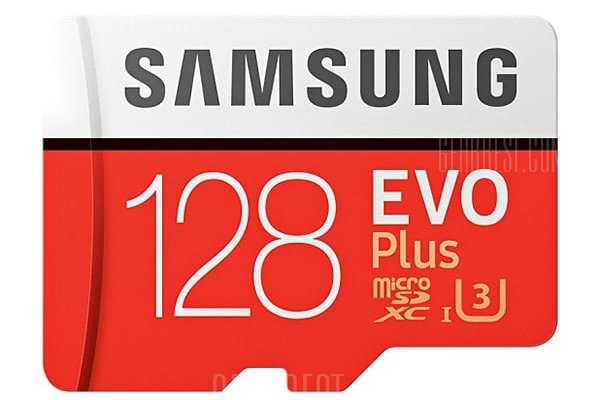 Carte micro SDXC 128 Go Samsung à 33,49 € sur Gearbest