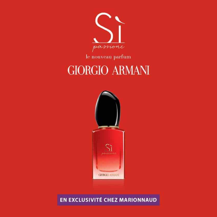 Miniature 7 mL du parfum Si Passione de Giorgio Armani offerte par Marionnaud France
