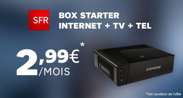 Abonnement SFR Box Starter à 2.99 €