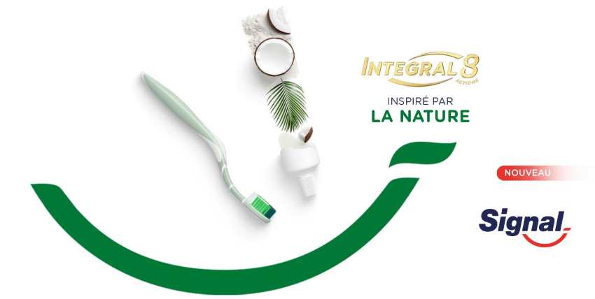 3 000 tubes de dentifrice Signal Integral 8 Nature Element Coco Blancheur en test gratuit sur Trnd