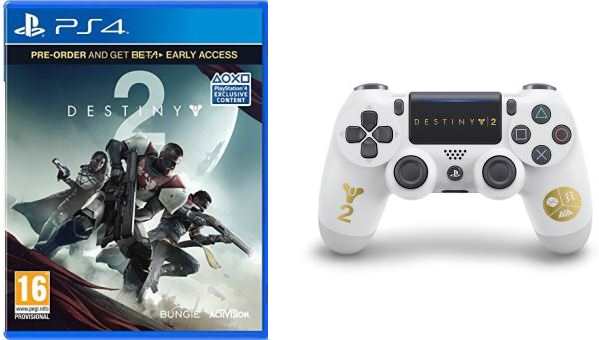 Manette PS4 Destiny 2 + jeu Destiny 2 à 52,99 € sur la Fnac