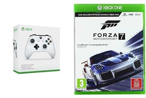 Manette sans fil Xbox One + Forza Motosport 7 à 69 € sur Amazon