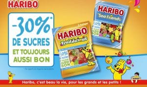 Bonbons Haribo Fruitilicious et Sea Friends gratuits grâce à un test Trnd