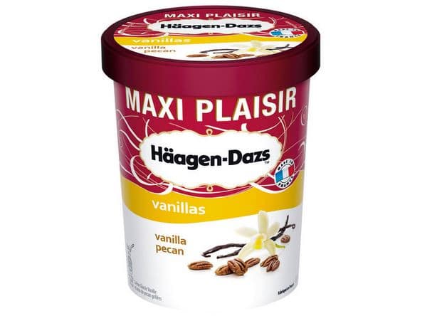 Pot crème glacée Häagen-Dazs pas cher