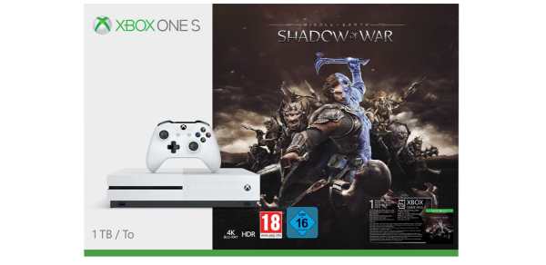 Xbox One S 1 To + jeu L’ombre de la guerre à 199 € sur Boulanger