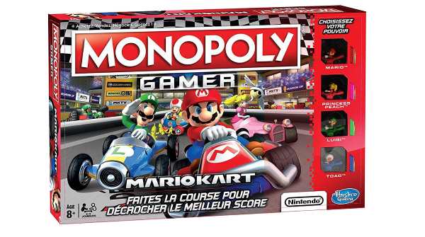 Jeu Monopoly Gamer Mario Kart moins cher à 23,41 € sur Amazon