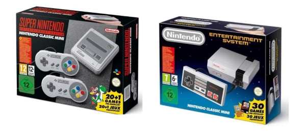 Super NES + Classic Mini NES (pack de 2 consoles rétro) à 119,99 € sur Cdiscount