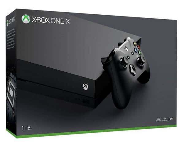 Console Xbox One X + 3 jeux à 449 € chez Boulanger