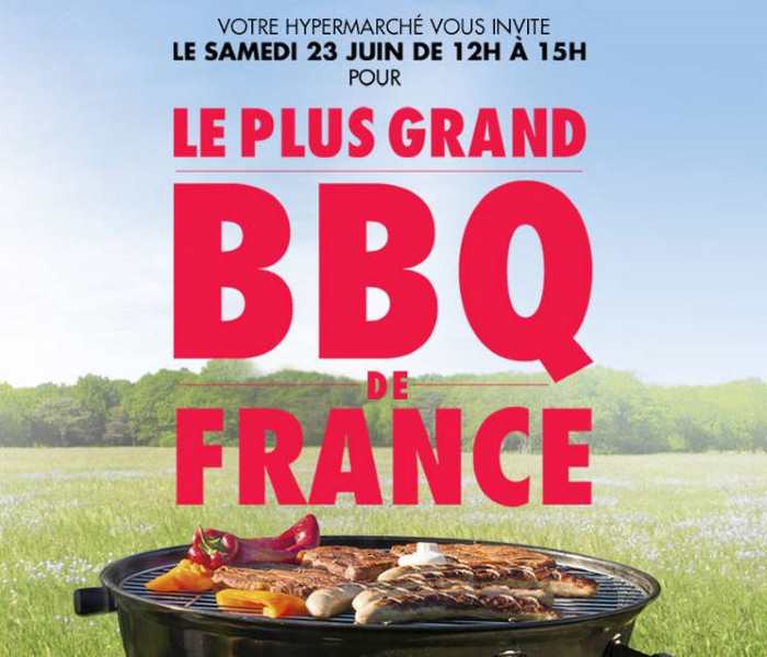 Carrefour organise le plus grand barbecue de France