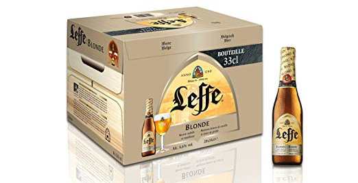 Pack de bière Leffe blonde 20 x 33 cL à 4,77 € via remise fidélité chez Carrefour