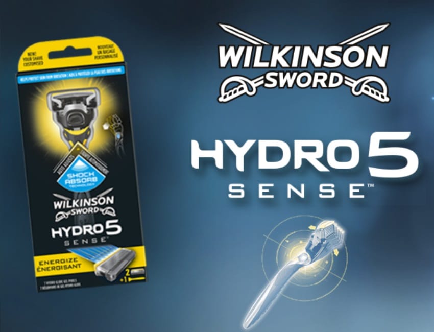 Découvrez gratuitement le nouveau rasoir Wilkinson Hydro 5 Sense !