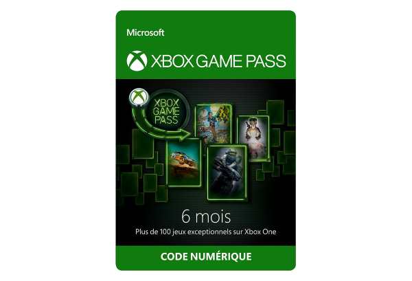 Abonnement Xbox Game Pass de 6 mois à 29,99 € sur Amazon