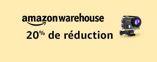 20 % de réduction sur les produits reconditionnés Amazon Warehouse pour les membres Amazon Prime