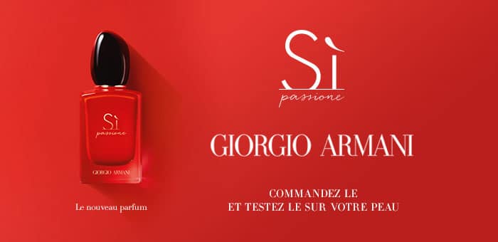 Échantillon gratuit du parfum Si Passione de Giorgio Armani