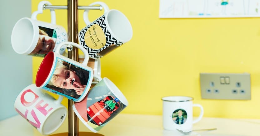 Mug personnalisé simple offert (valeur de 9,95 €) sur Photobox