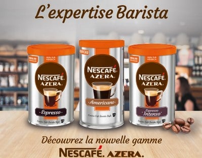 2 000 lots de cafés Azera en test gratuit avec Nestlé Croquons la vie