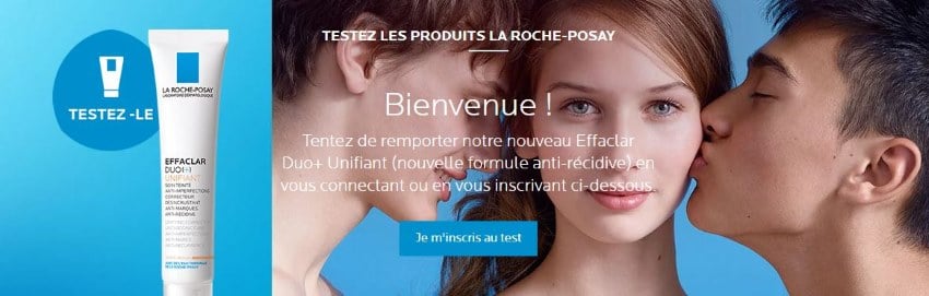 2 000 crèmes Effaclar Duo + Unifiant en test gratuit sur La Roche Posay