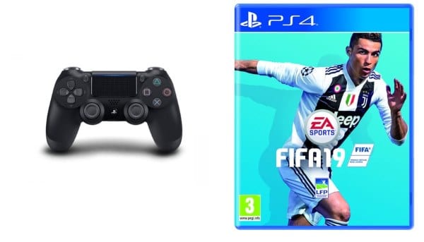 Fifa 19 PS4 + manette DualShock 4 V2 à 69,99 € sur Auchan