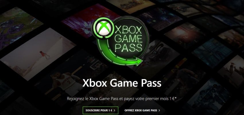 Abonnement Xbox Game Pass de 1 mois à 1 € seulement