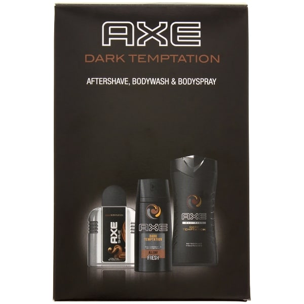 Coffret Axe Dark Temptation avec après-rasage, gel corps et déodorant spray à moins de 9 € chez Action