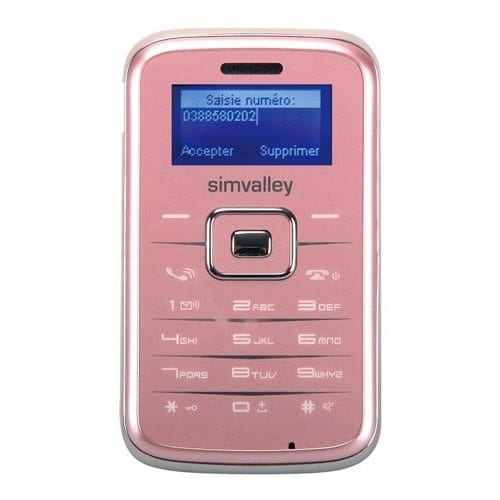 Téléphone miniature Pico de Simvalley gratuit (+ 3,99 € de frais de port) sur Pearl