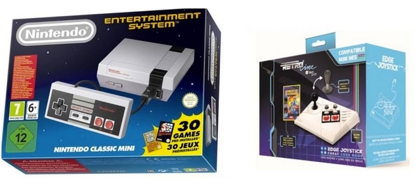 Console Nintendo Classic Mini NES + Joystick EDGE + livre de codes de triche à moins de 60 € sur Cdscount