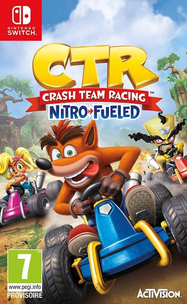 Précommande Crash Team Racing Nitro-Fueled pour Nintendo Switch moins chère sur Amazon