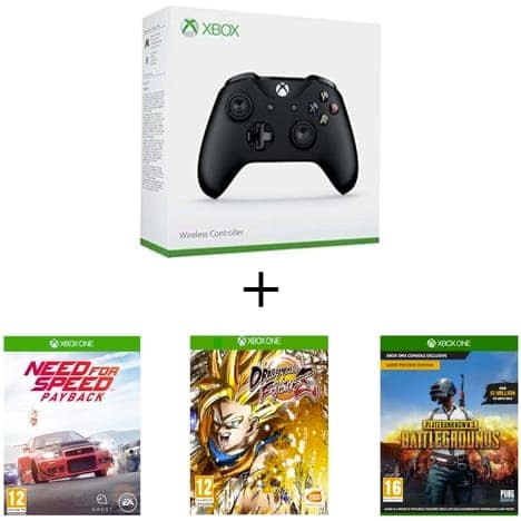 Pack manette Xbox + 3 jeux à 64 € chez Auchan