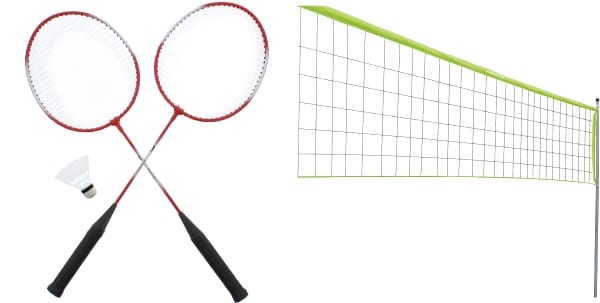 Lot pour jouer au badminton à 11,94 € chez Action