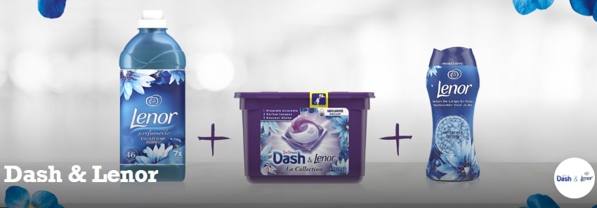 8 000 produits de la nouvelle gamme Dash et Lenor en test gratuit