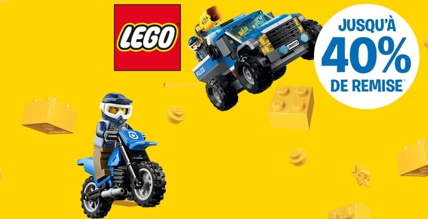 Jusqu’à 40 % de remise sur les jeux Lego avec les vignettes Carrefour