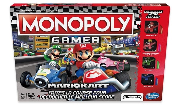 Jeu Monopoly Gamer Mario Kart à 15,99 € sur Amazon