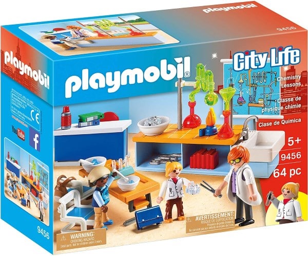 Précommandez la classe de Physique Chimie Playmobil à moitié prix
